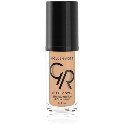 

Golden Rose Total Cover 2 в 1 Тональный крем и консилер SPF15 04 Бежевый
