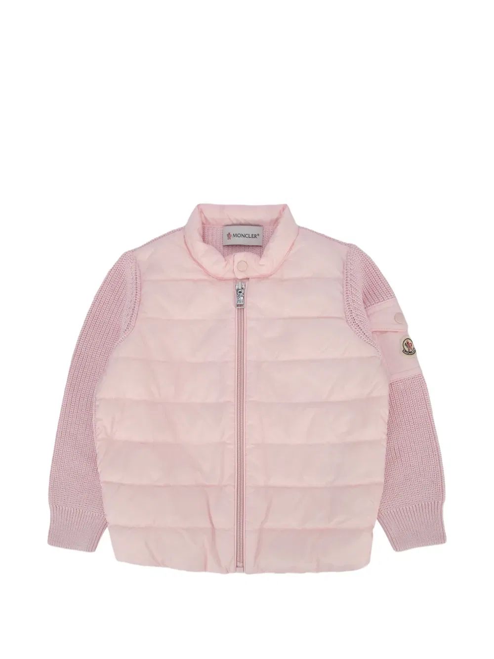 Куртка с панелями Moncler Enfant, розовый