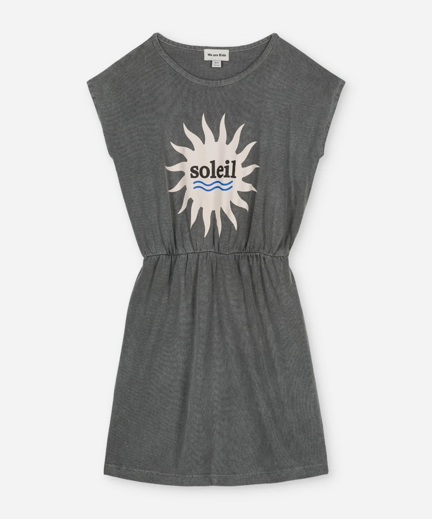 Детское платье из органического хлопка We are Kids Volcano серое — фото 3