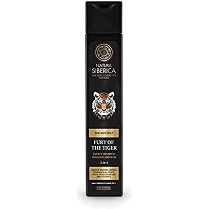

Мужской энергетический шампунь Fury Of The Tiger для тела и волос 250мл, Natura Siberica