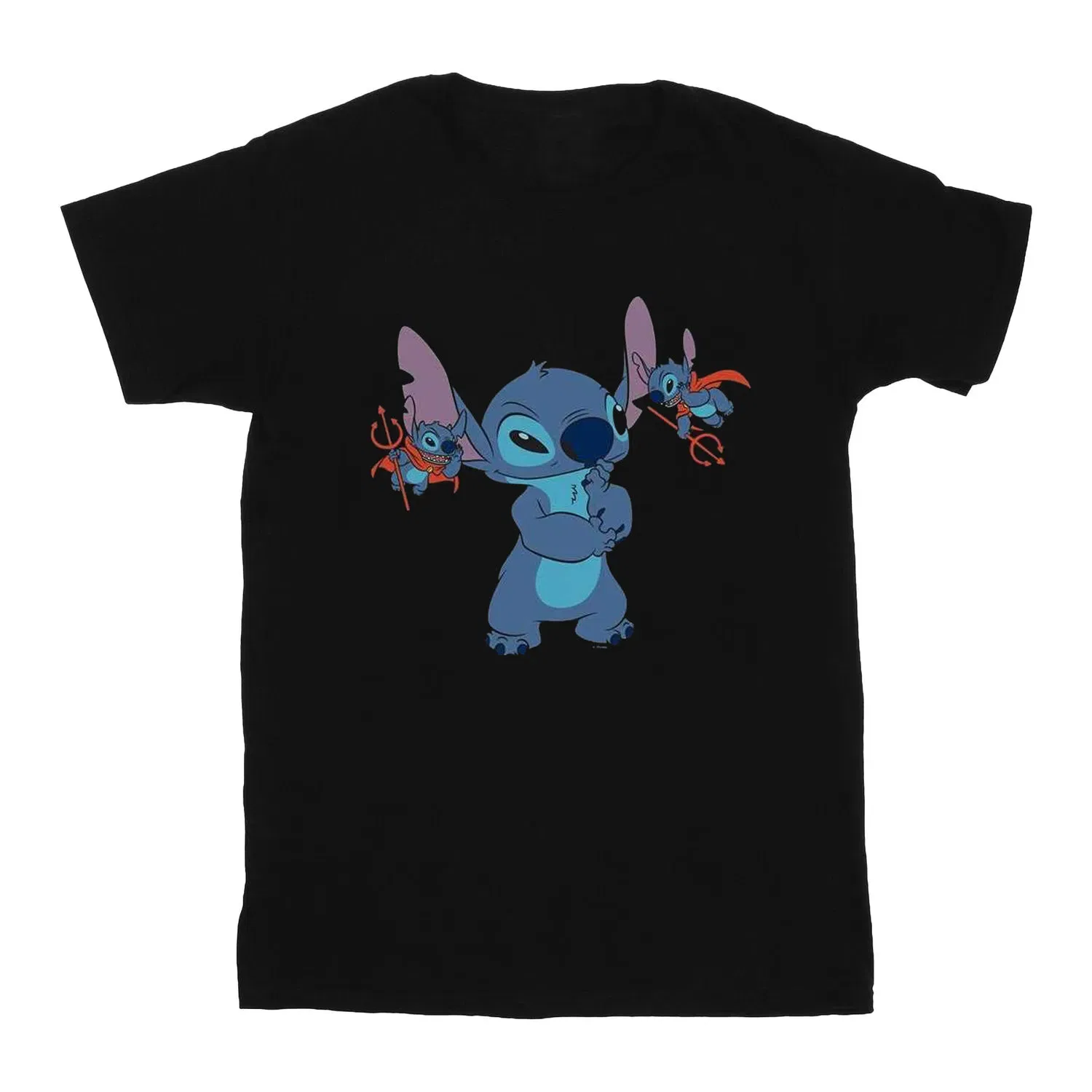 Футболка с принтом Lilo & Stitch Disney, черный — фото 3