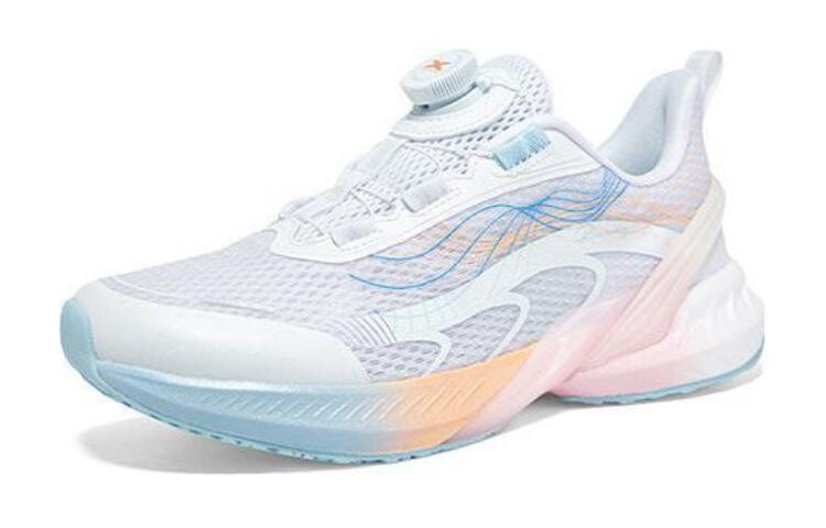 Детские кроссовки GS Low-top Белые/Микроволновые Синие Xtep, синий — фото 2