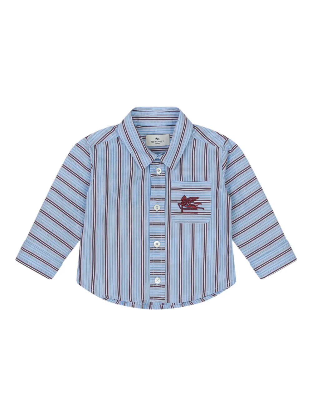 

Полосатая рубашка Пегас ETRO KIDS, синий