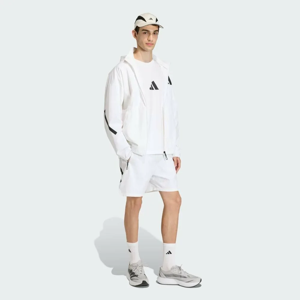 Спортивная куртка ADIDAS ZNE из плетеного материала Adidas, white — фото 3