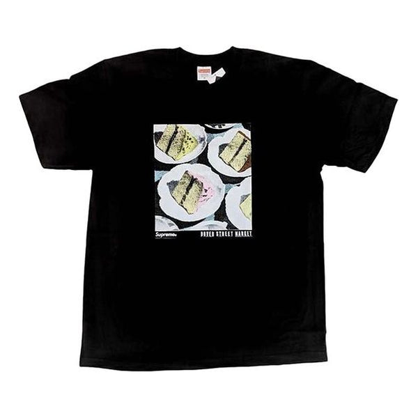 

Футболка fw18 x dover street market cake black dsm tee Supreme, черный