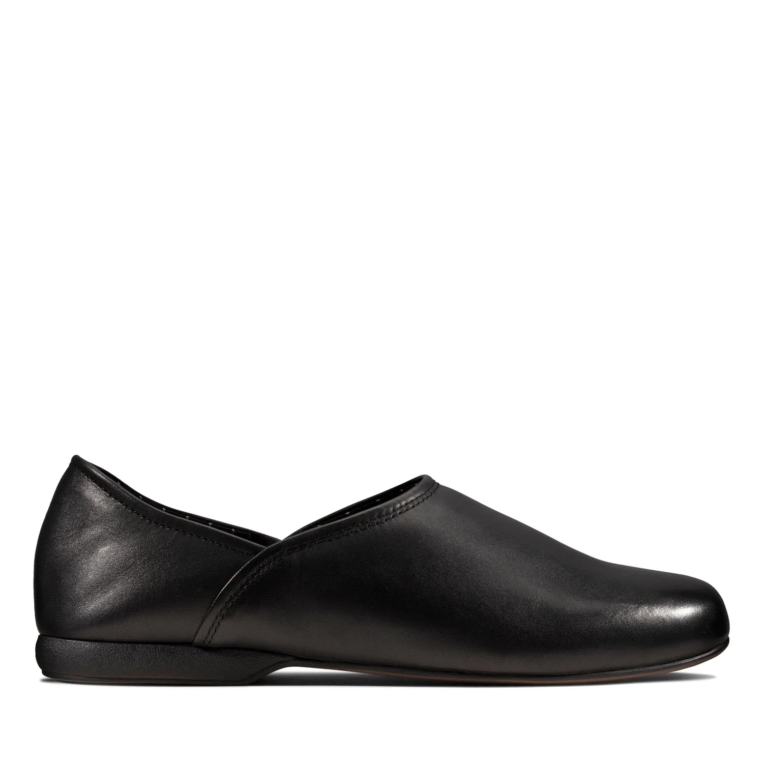 Тапочки мужские кожаные Clarks, черный