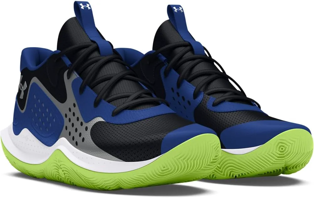 Баскетбольные кроссовки Under Armour Men's Ua Jet '23, черный/синий/металлик серебристый — фото 2