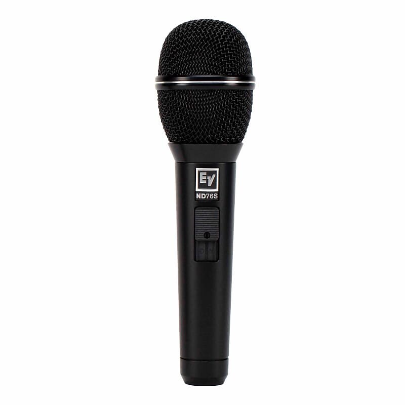 

Динамический вокальный микрофон Electro-Voice ND76S Cardioid Dynamic Vocal Microphone with On/Off Switch