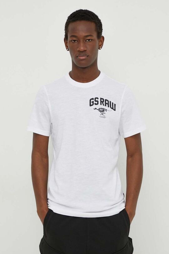 

Хлопковая футболка G-Star Raw, белый