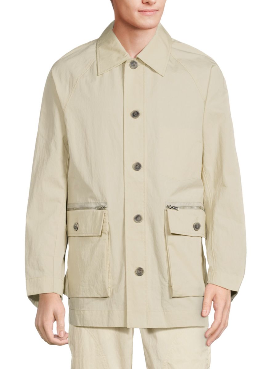 

Куртка-рубашка Chore с рукавами реглан 3.1 Phillip Lim, песочный