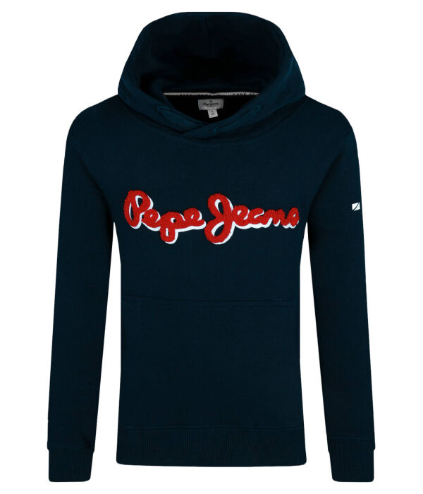 

Толстовка детская Pepe Jeans London с надписью, синий