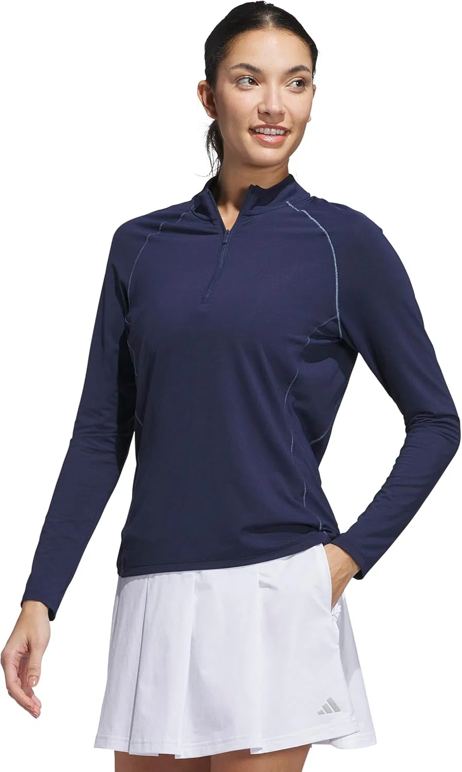 Женская футболка с длинным рукавом adidas, цвет Collegiate Navy