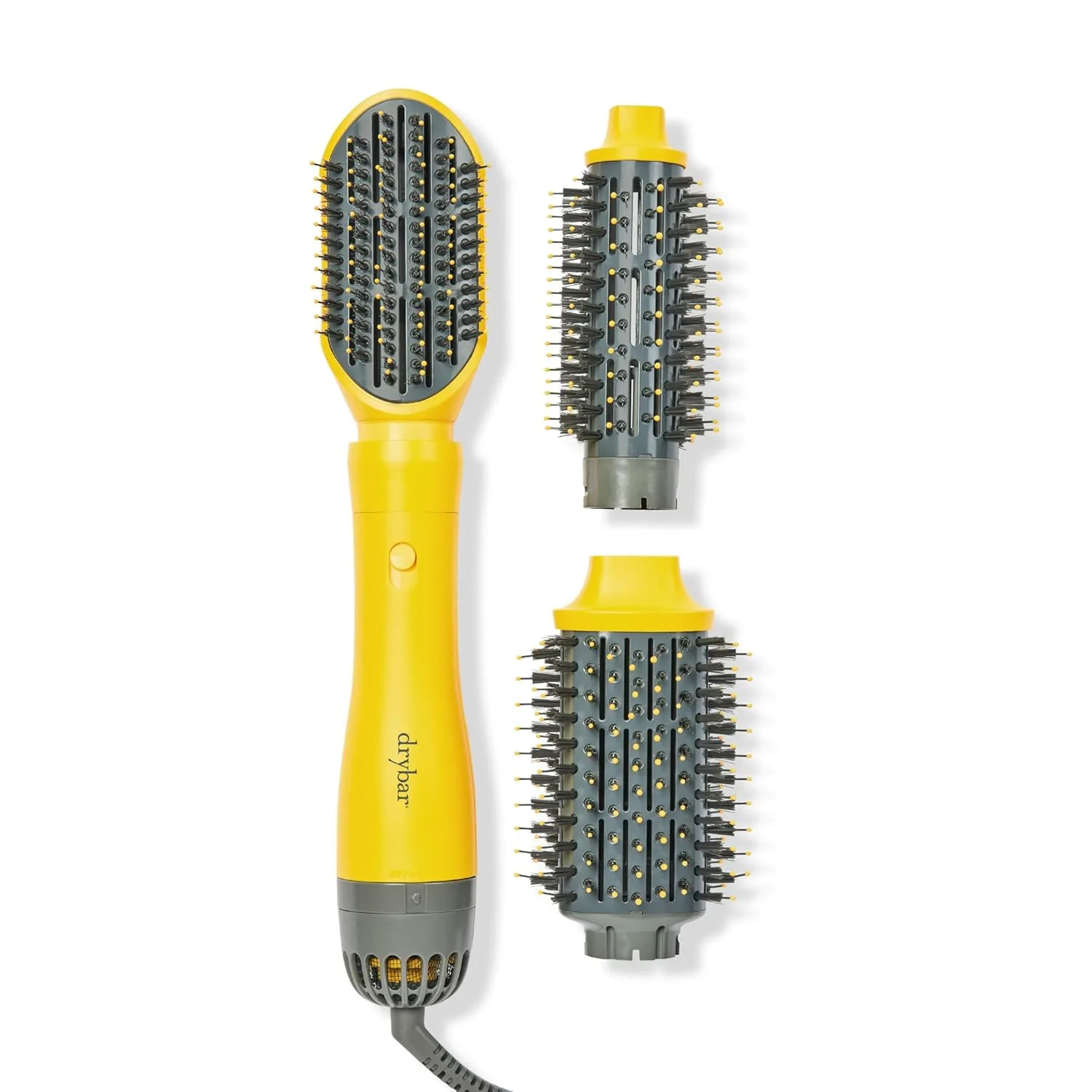 Набор насадок для фена Drybar | Быстрая укладка с большим объемом и меньшим количеством пушистости | Выберите размер насадки, подходящий для длины ваших волос и желаемой прически, Yellow