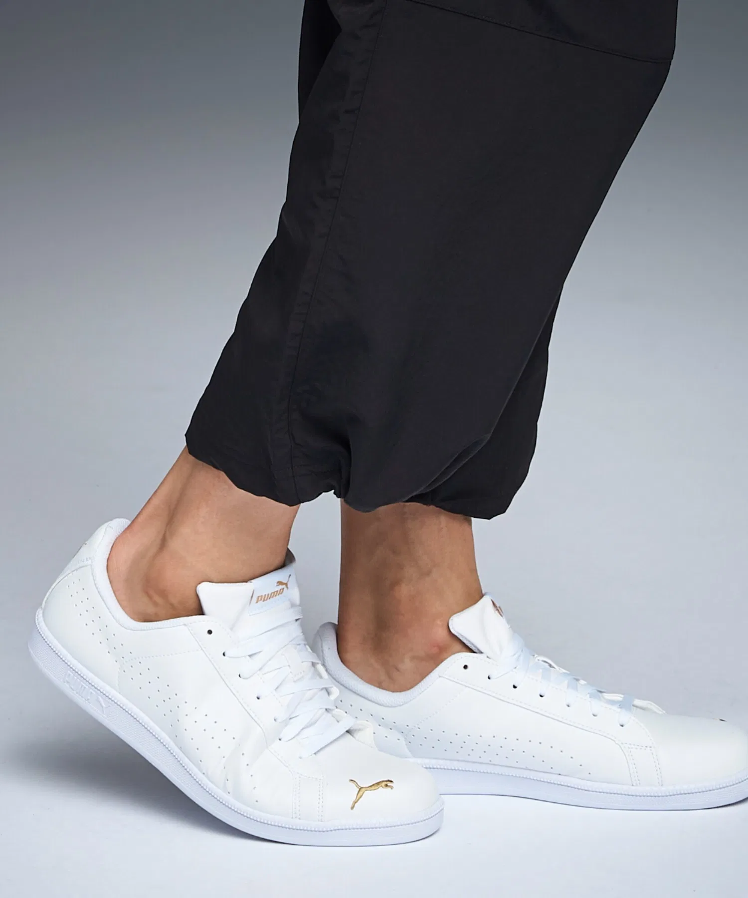Унисекс кроссовки PUMA Smash Cat Perf FS SL золотисто-белые
