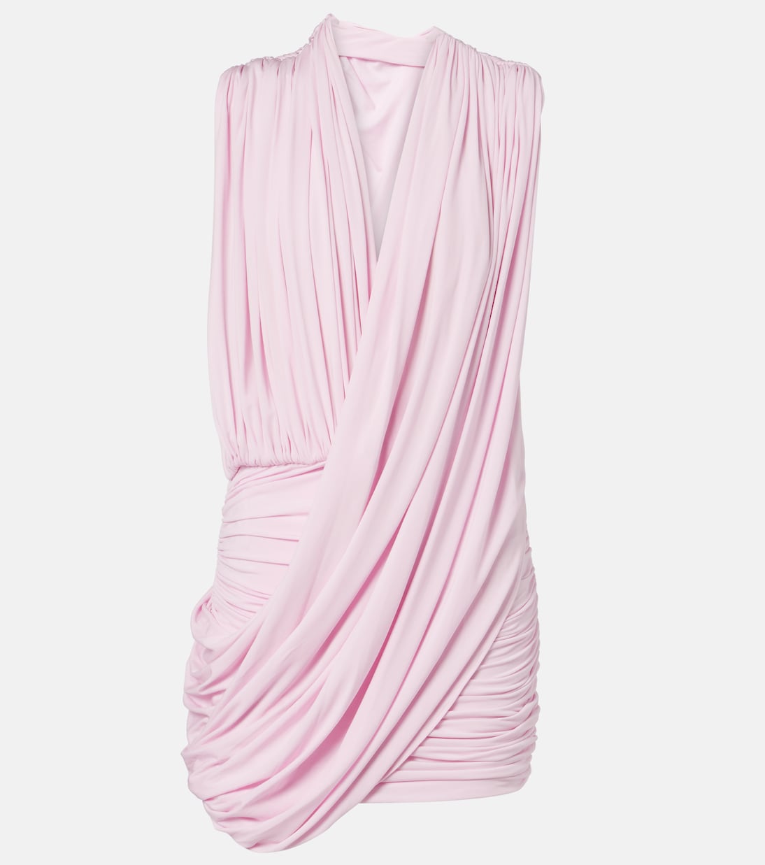 

Мини-платье с драпировкой Magda Butrym, розовый