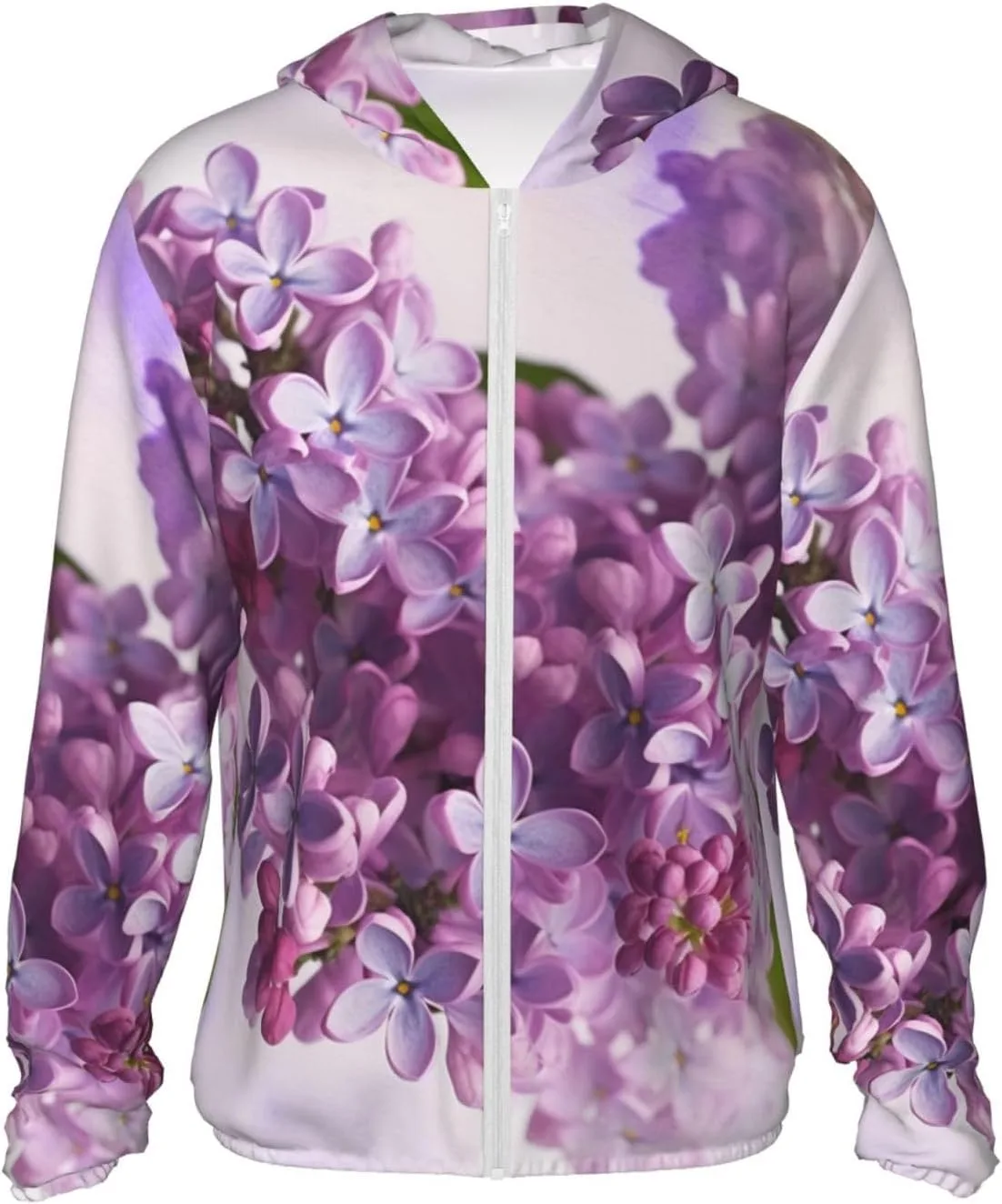 

Мужская толстовка с защитой от солнца upf 50+ lilac flowers FHEDVBN