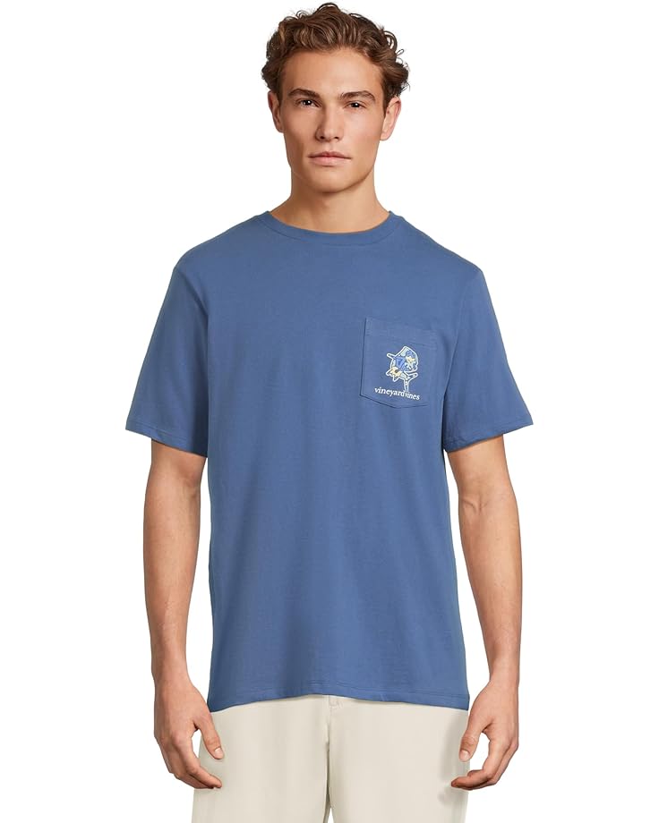 

Футболка Vineyard Vines Icon Fill Mahi Short Sleeve Tee, цвет Moonshine
