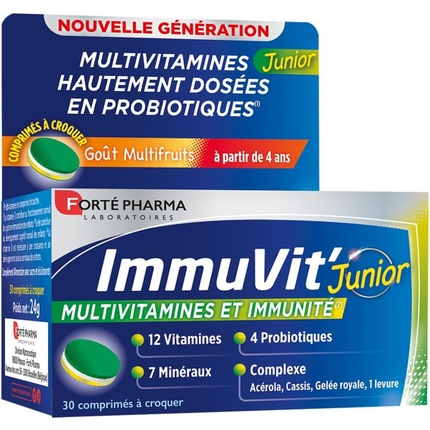 

Forte Pharma Immuvit Junior жевательные таблетки для детей от 4 лет и старше Forté Pharma