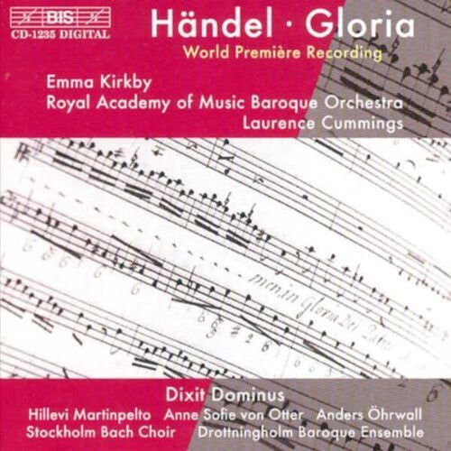 

CD диск Handel / Cummings / Otter / Kirkby / Royal Acad: Gloria (Premiere) / Dixit Dominus