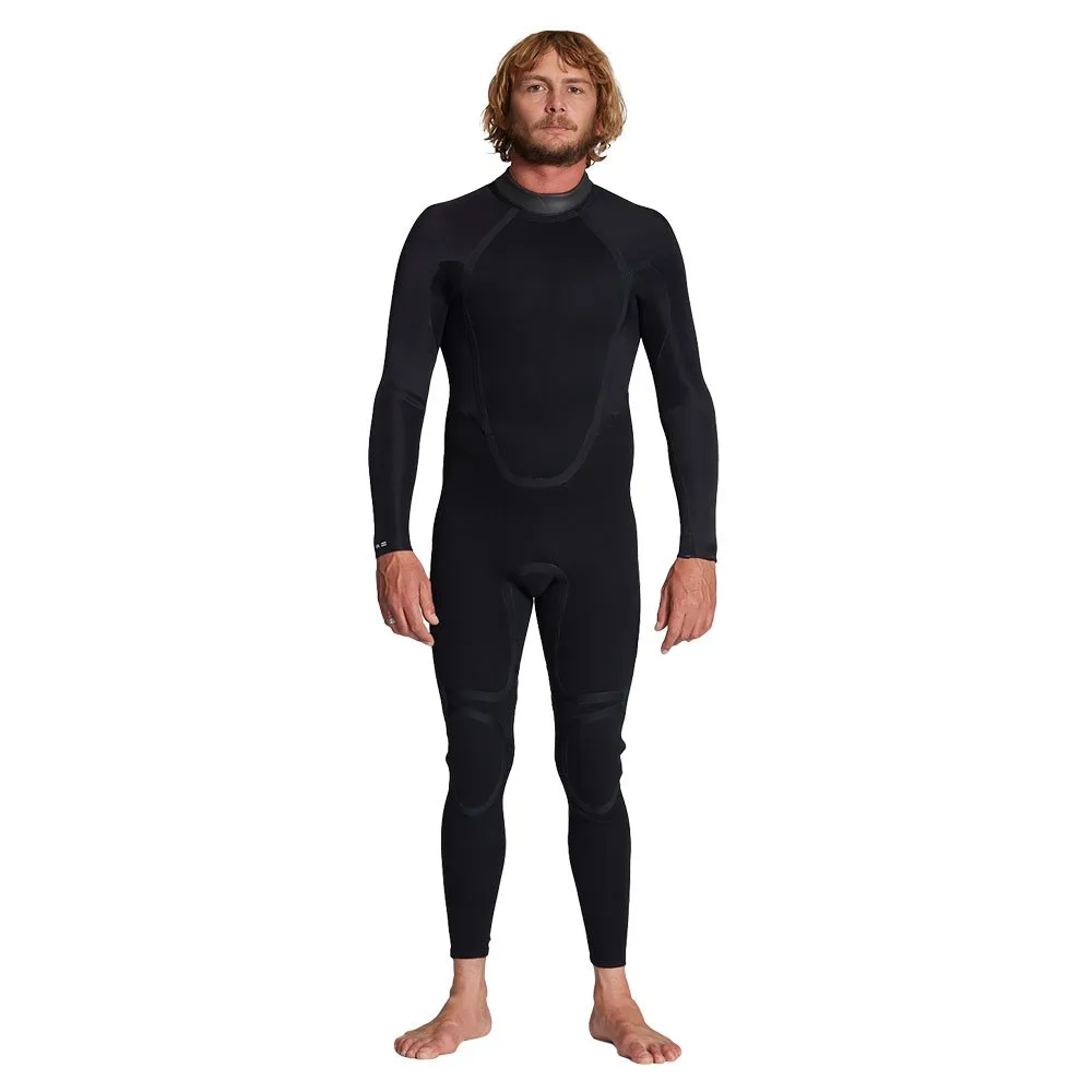 

Неопреновый костюм с длинными рукавами и молнией на спине Billabong Intruder Gbs 3/2 mm, черный