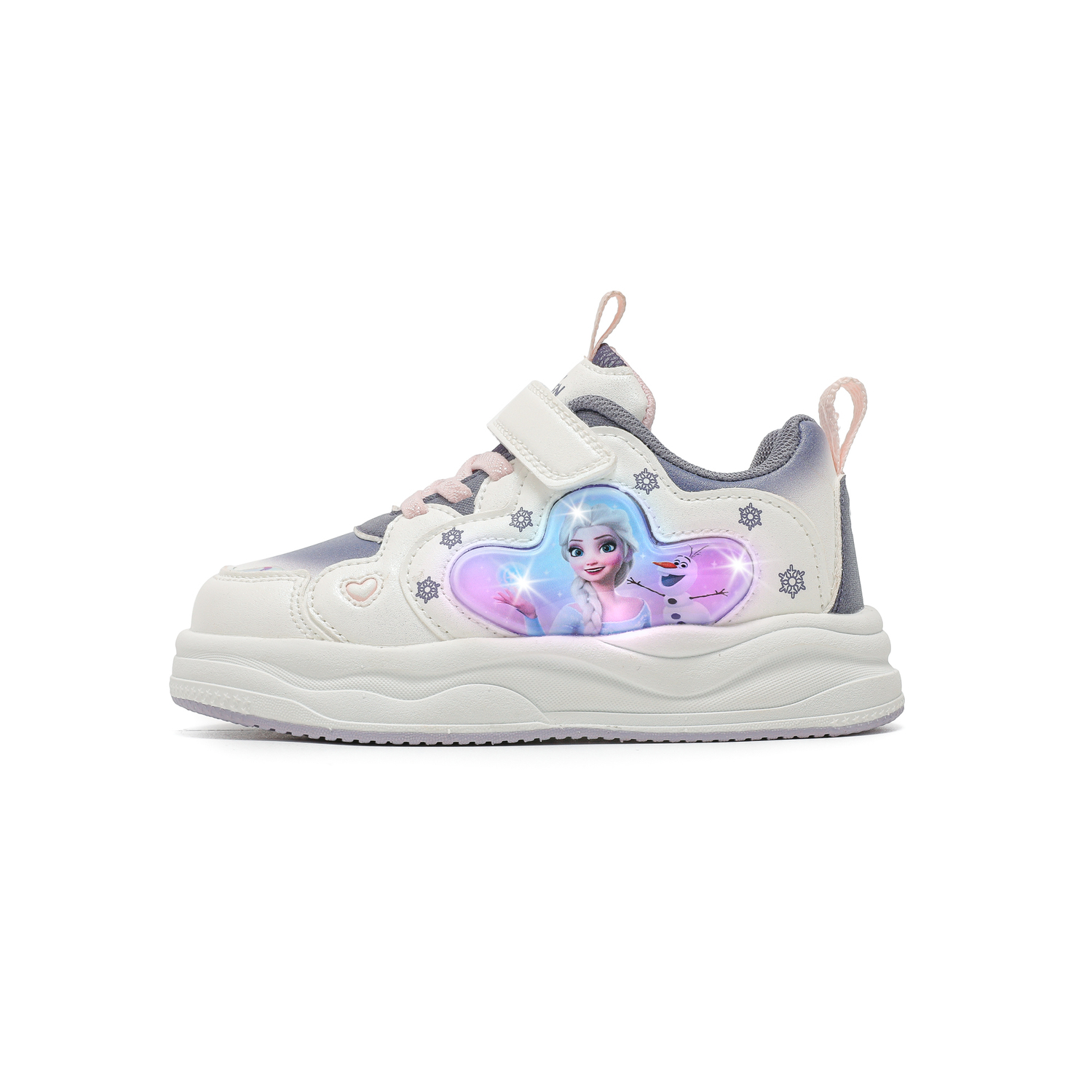 

Непромокаемые нескользящие износостойкие легкие амортизирующие кроссовки low top для детей Disney, фиолетовый