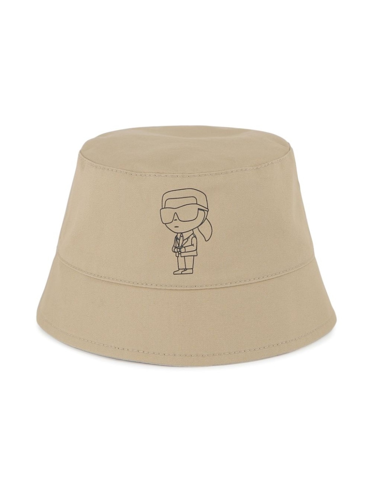 

Karl Lagerfeld Kids двусторонняя панама, белый