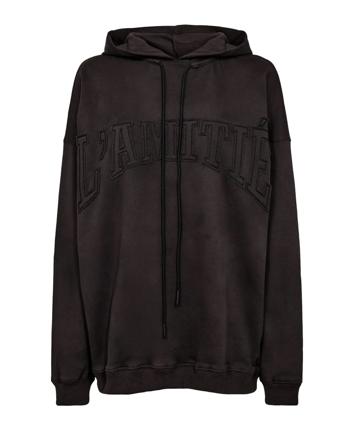 

Толстовка с капюшоном и аппликацией Haute L'Amitiã, коричневый