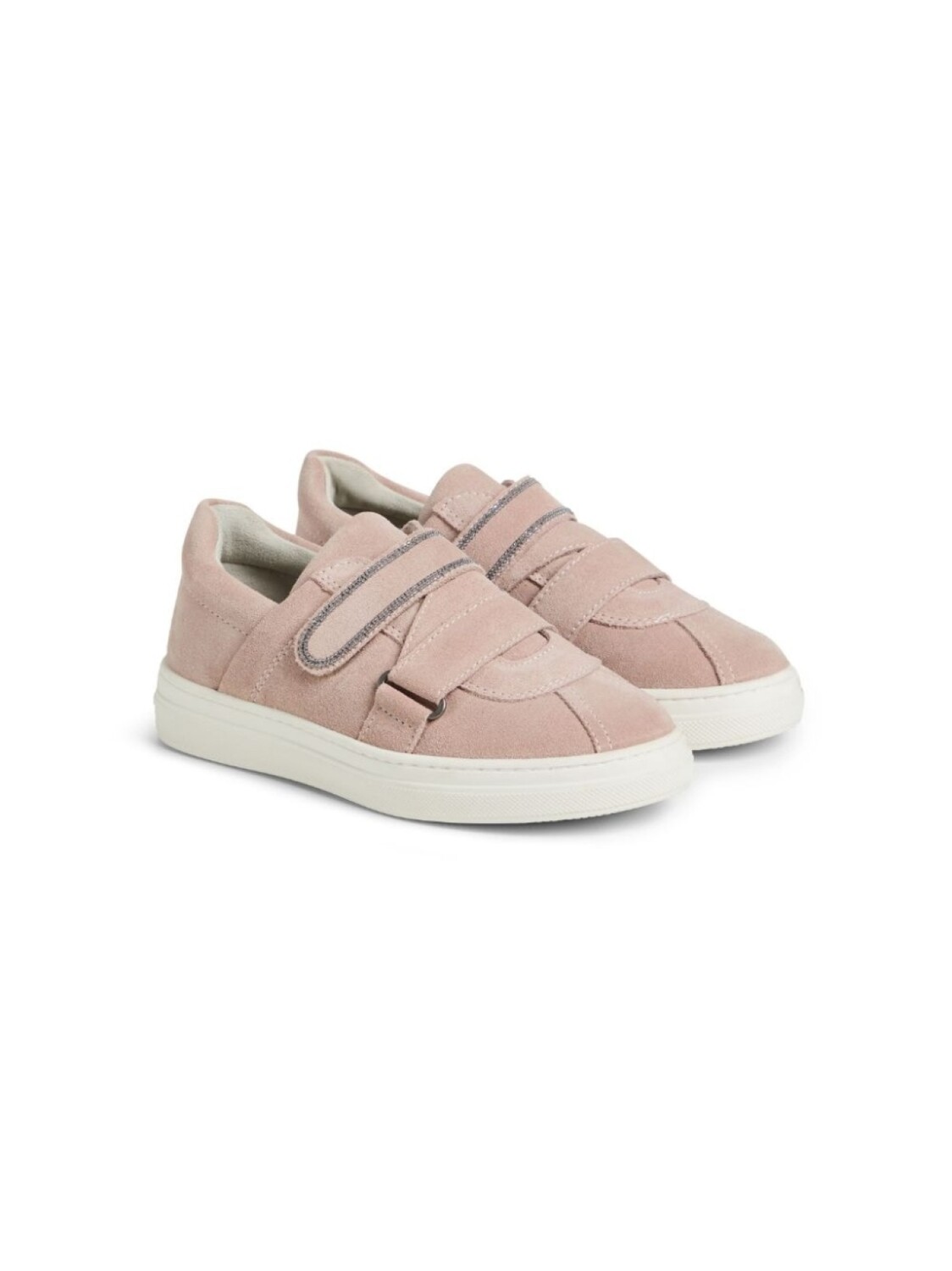 

Brunello Cucinelli Kids кеды с декором Monili, розовый