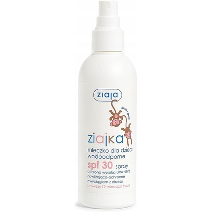 

Детский водостойкий солнцезащитный молочко-спрей Spf30, 170 мл Ziaja