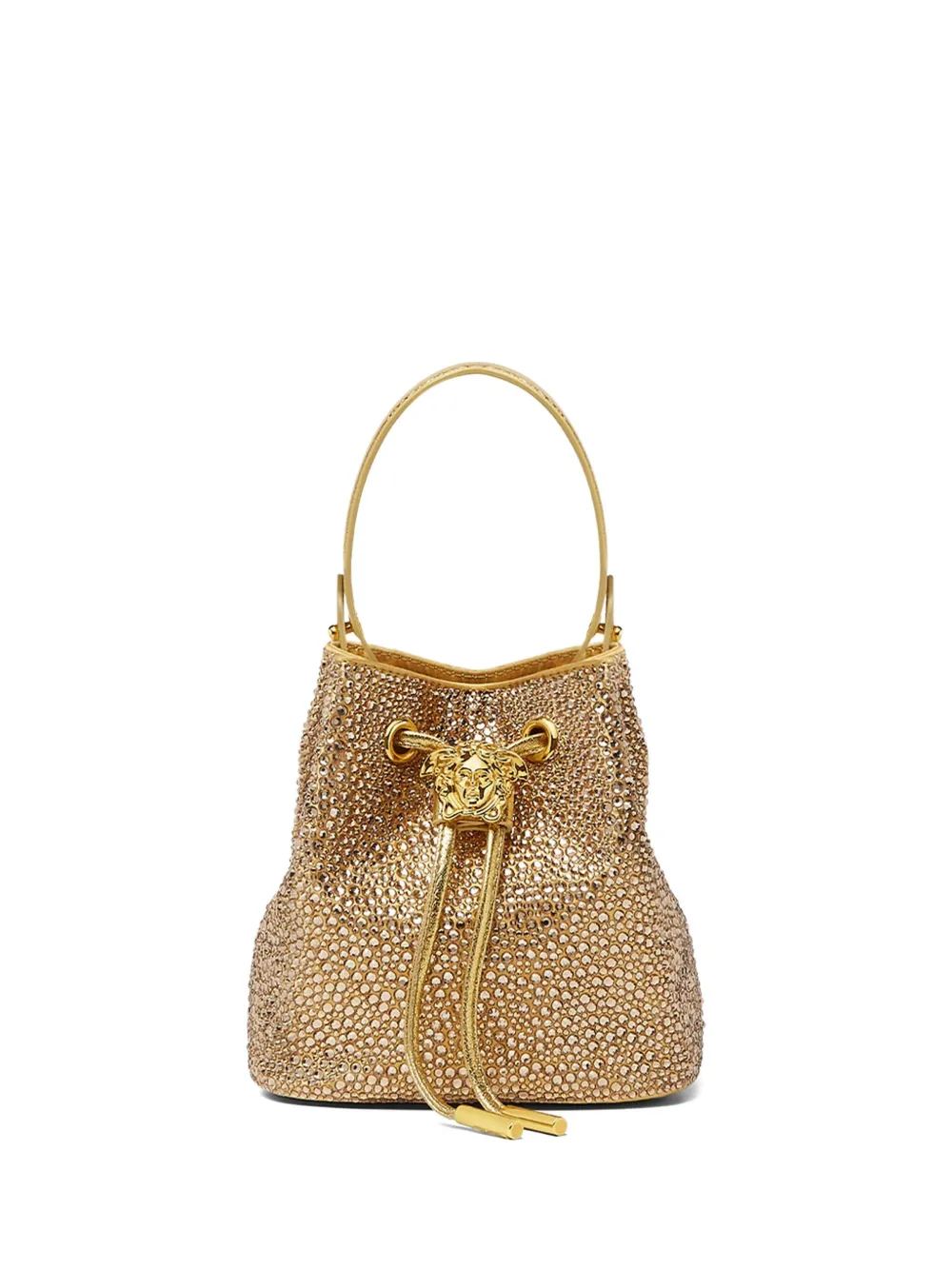 

Мини-сумка La Medusa с кулиской VERSACE, золотой