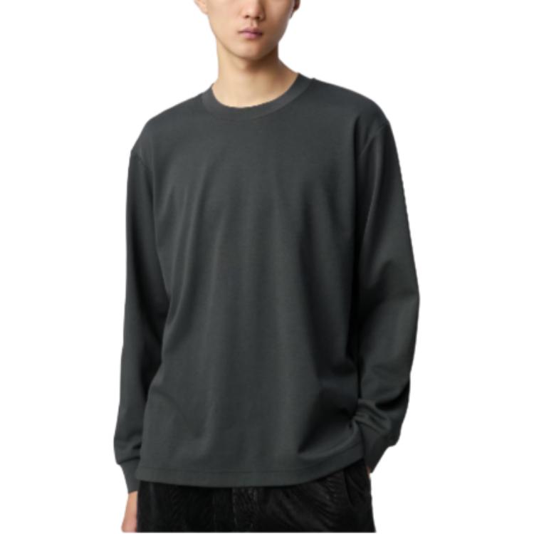 

Футболка унисекс темно-серая UNIQLO, темно-серый