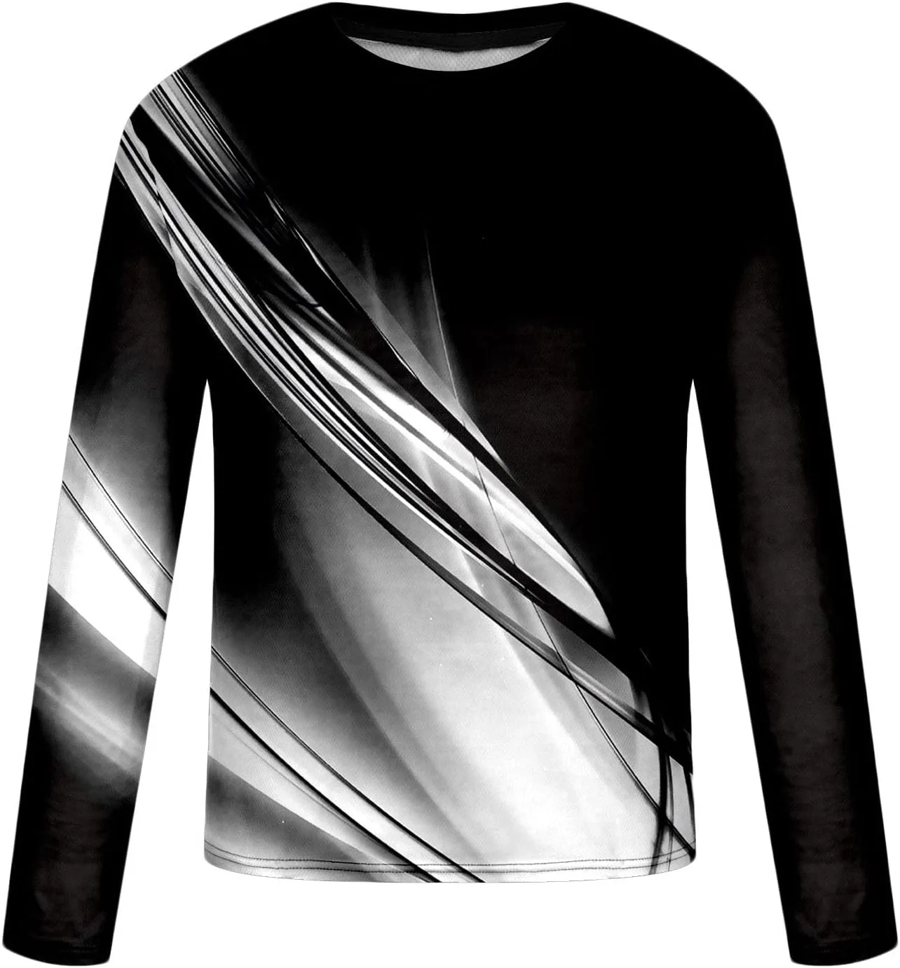 

Мужская футболка с 3D принтом, базовый лонгслив