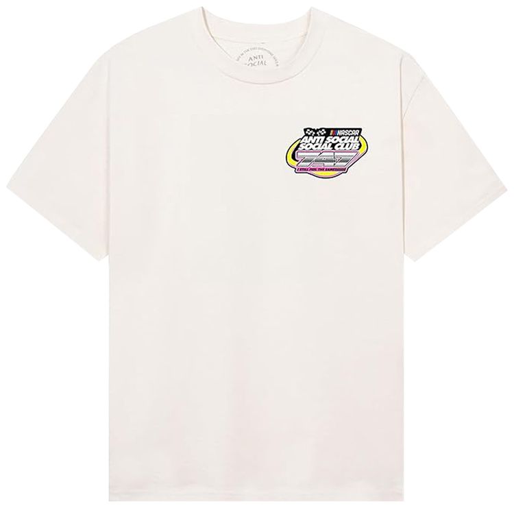 

Футболка Anti Social Social Club x Nascar 747 "Овсянка", кремовый, Бежевый, Футболка Anti Social Social Club x Nascar 747 "Овсянка", кремовый