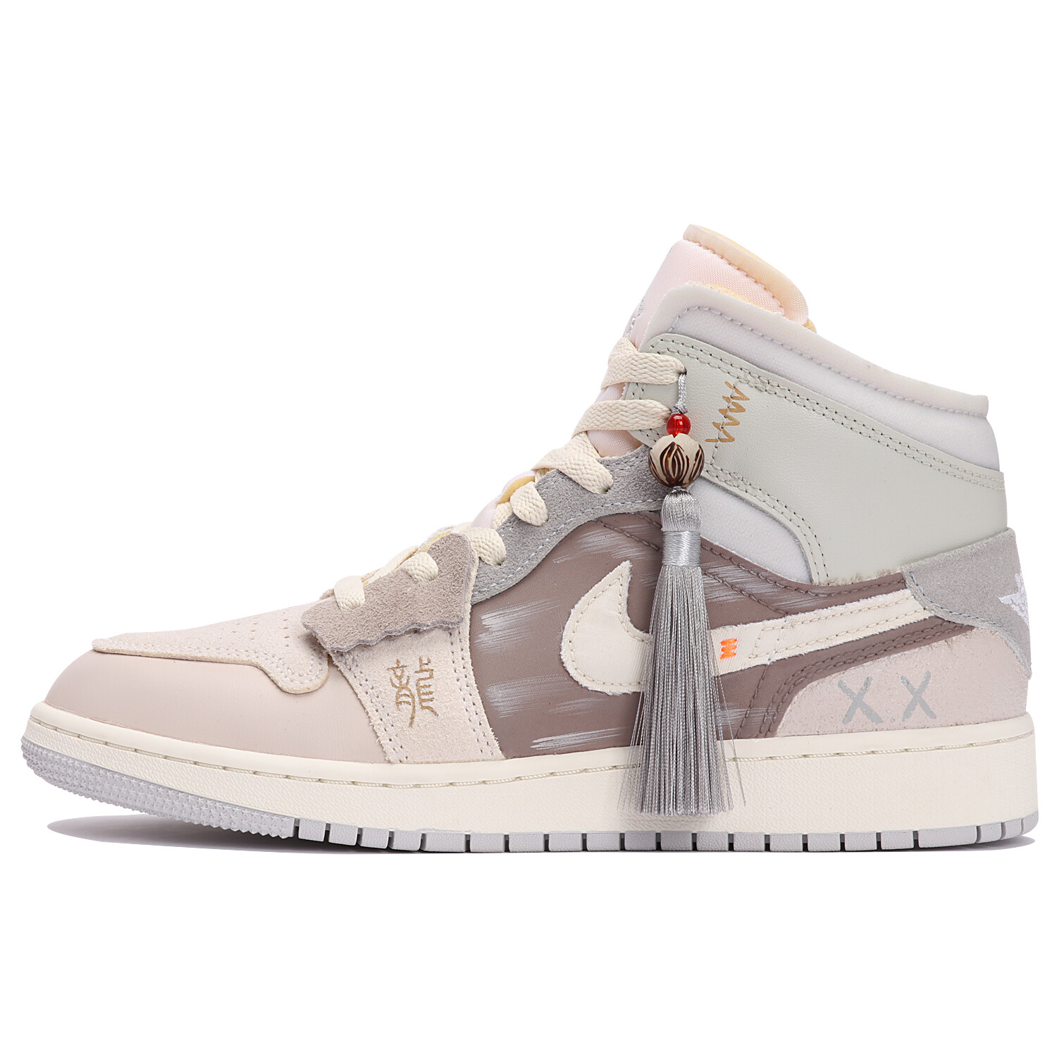 

Jordan Air Jordan 1 винтажные баскетбольные кроссовки женские, Beige/Brown