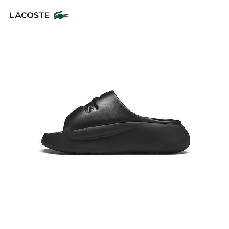 

Тапочки мужские Lacoste на толстой подошве, черный