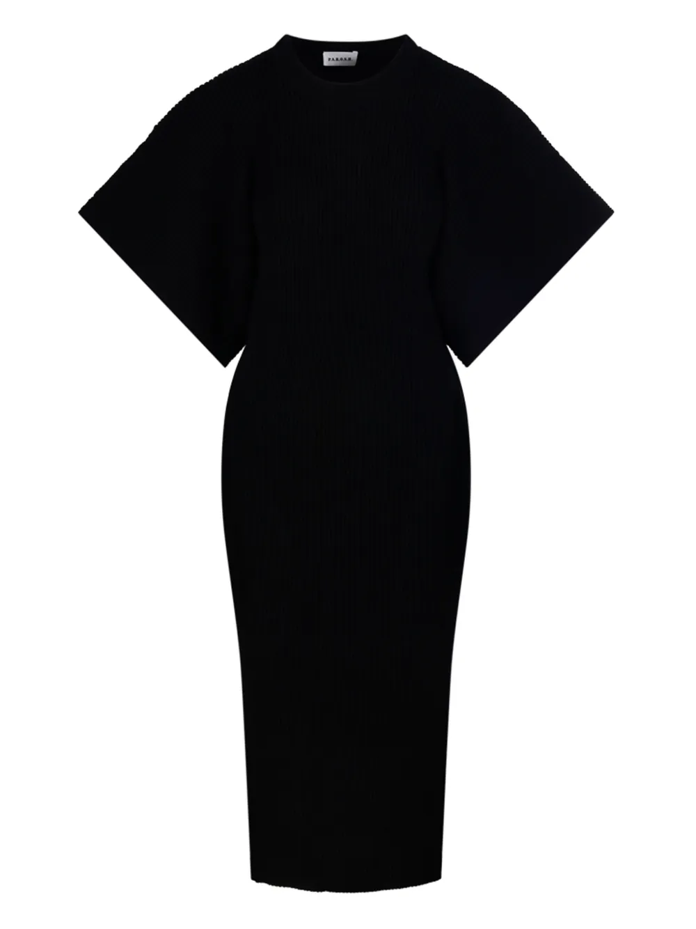 

Платье миди с круглым вырезом P.A.R.O.S.H., черный