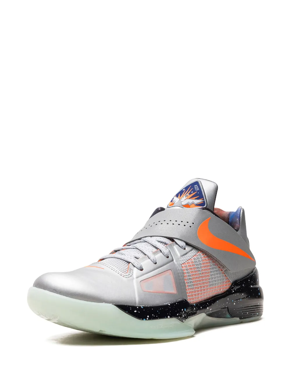 Кроссовки KD 4 Galaxy Nike, серебряный — фото 4