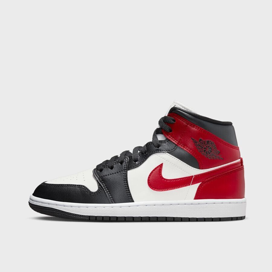 

Кроссовки WMNS Air Jordan 1 Mid JORDAN, цвет sail/gym red/off noir/white