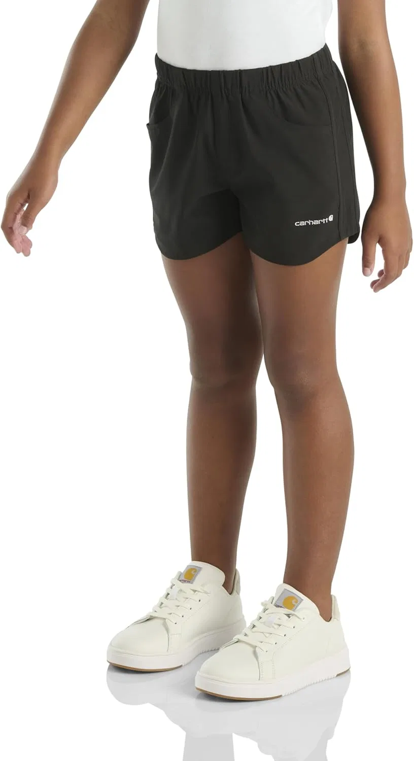 Шорты Carhartt Girls Rugged Flex Ripstop Denim Short, Caviar Black — фото 3