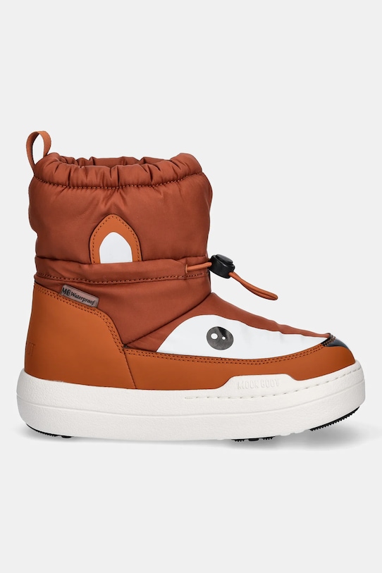 Детские зимние ботинки MB JR PARK TUBE MID ANIMAL WP Moon Boot, коричневый — фото 2
