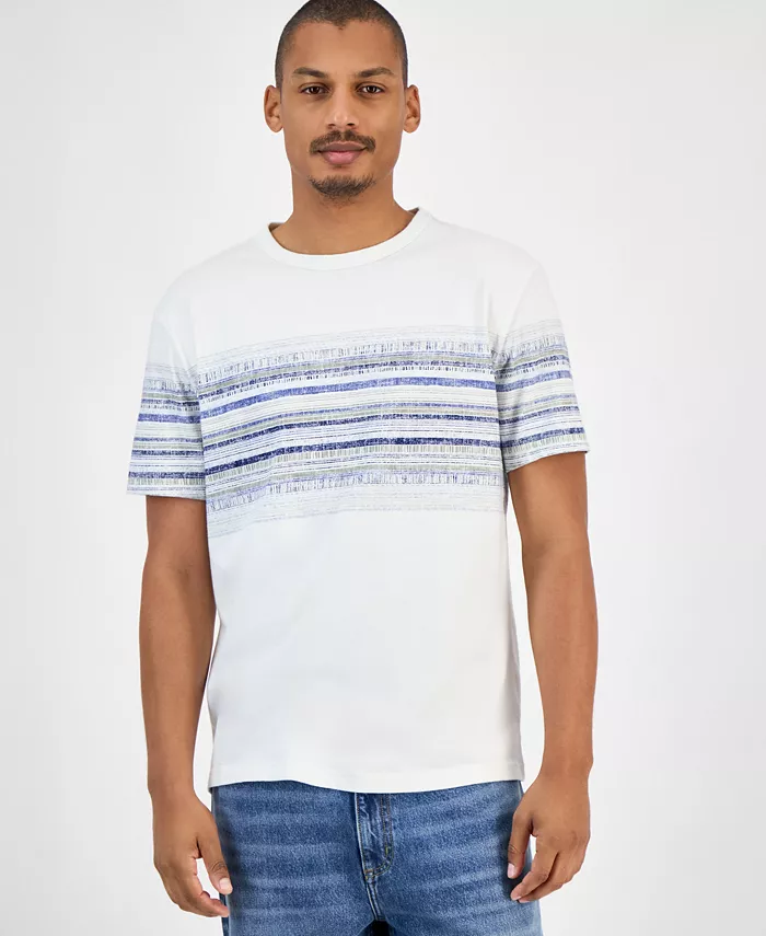 

Мужская полосатая футболка Sun + Stone, белый