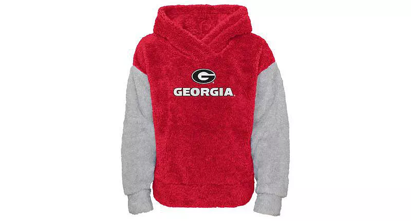

Красная флисовая толстовка с капюшоном Gen2 Little Girls Georgia Bulldogs