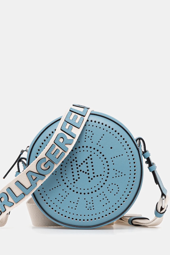 

Кожаная сумка Karl Lagerfeld, бирюзовый