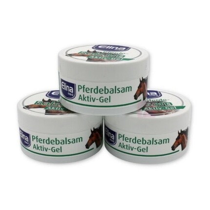 Elina Aktiv Gel Horse Balm 150мл Охлаждающий гель для ног и тела — фото 4