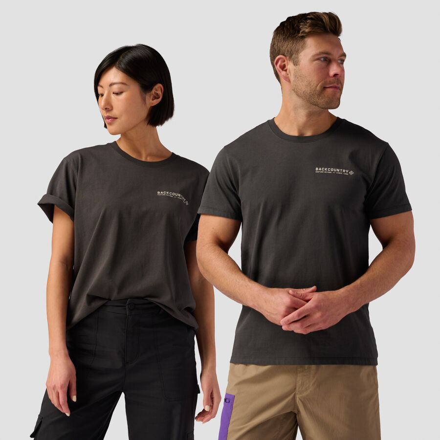 

Футболка Backcountry Built For Adventure Backcountry, Black Wash