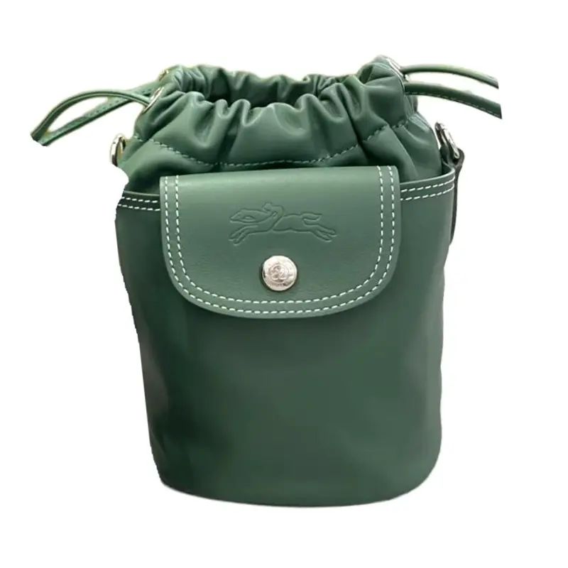 

LONGCHAMP Сумка-ведро Le Pliage Xtra из коровьей кожи Мини женская зеленая