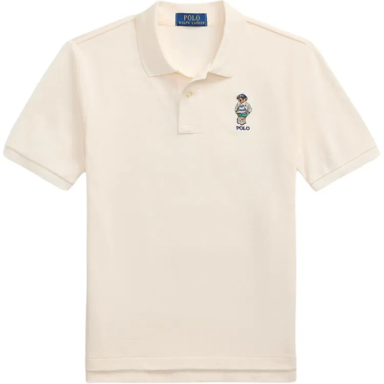Поло для детей Polo Ralph Lauren бежевое