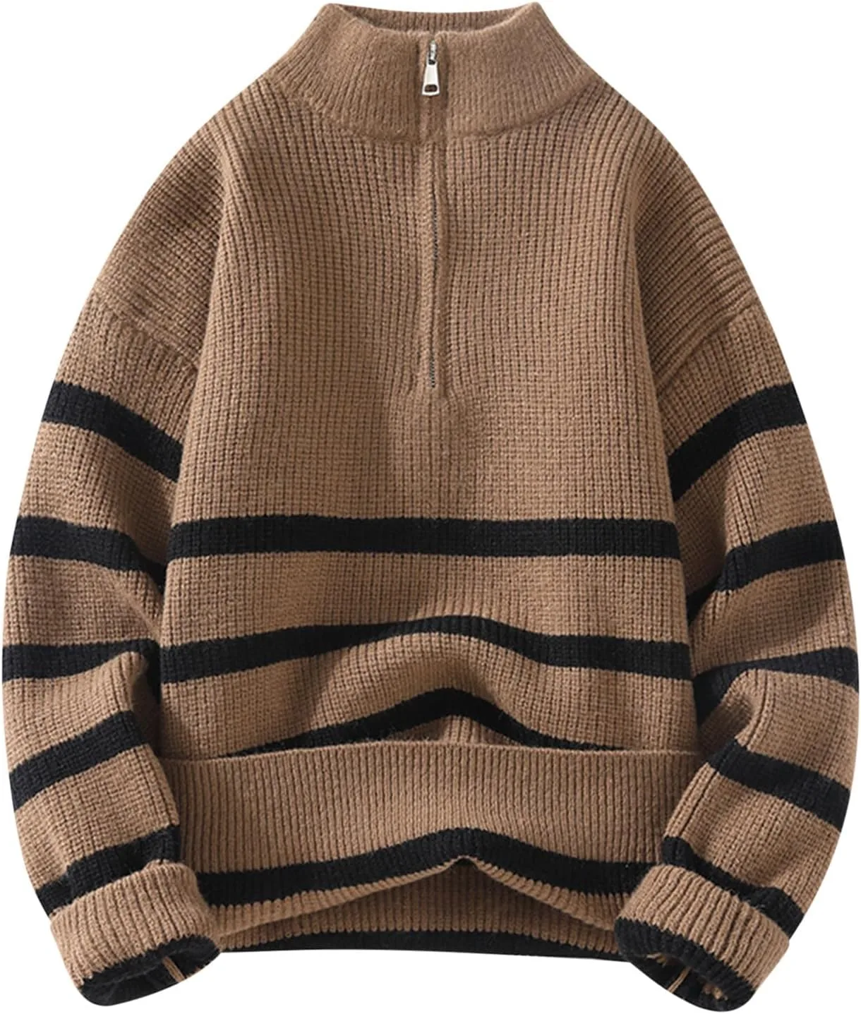 

Мужской свитер Dgoopd с полосками и цветными блоками