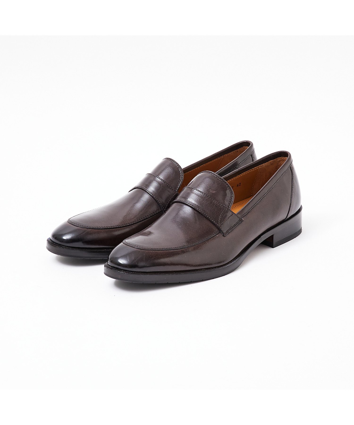Полуквадратные классические лоферы AlfredoBANNISTER, Dark Brown