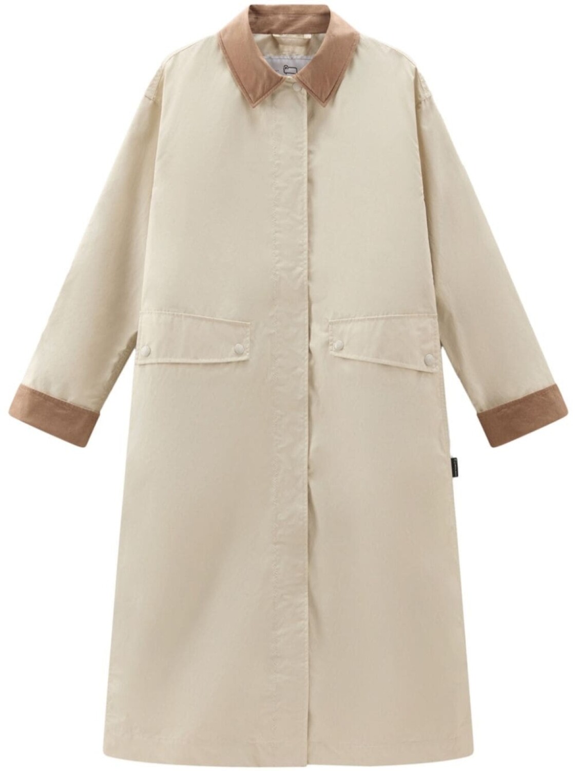

Woolrich однобортное пальто, нейтральный цвет